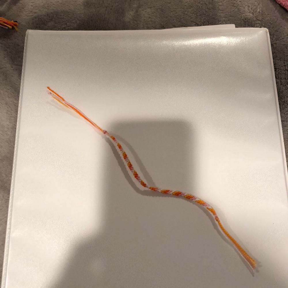 Candy corn bracelet